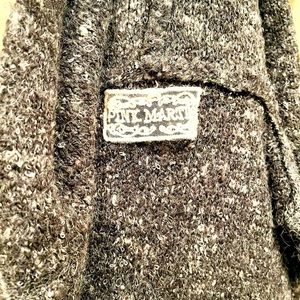 Pink Martini Hooded Sweater Vest Grey